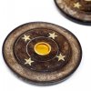 Round Incense Holder - Natural Mango Wood